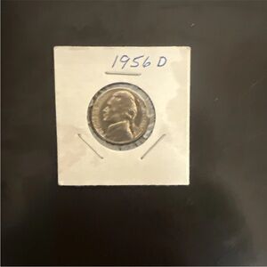 1956-D 5C Jefferson Nickel
